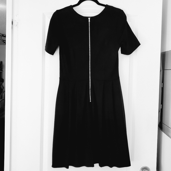 Ann Taylor LOFT Black Fit and Flare Dress - Picture 2 of 5